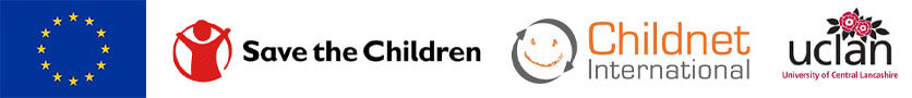 EU Save the Children Childnet Uclan logo
